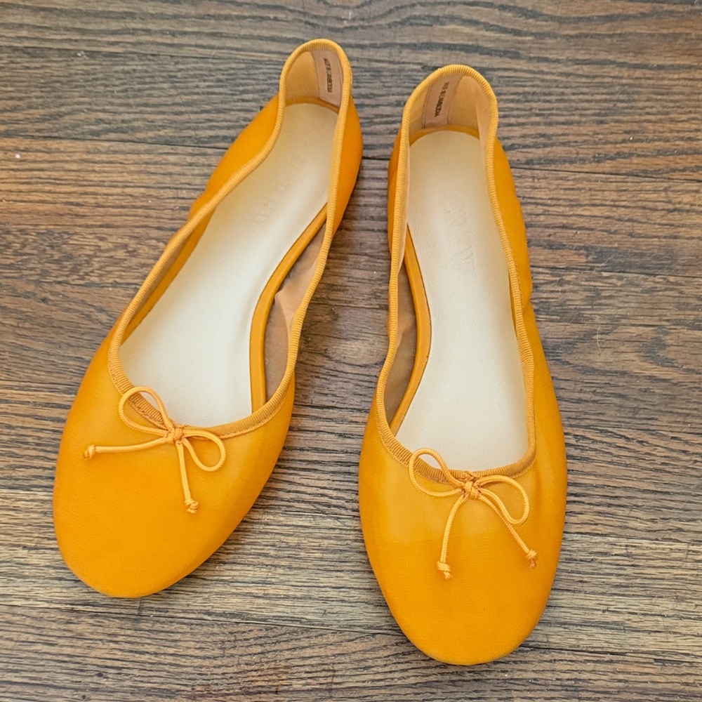 J Crew Andie Mesh Ballet Flats